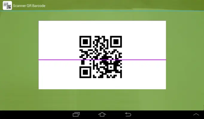 Scanner QR Barcode android App screenshot 1